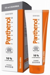 Panthenol 10% Swiss PREMIUM těl.mléko 200+50ml Zdarma